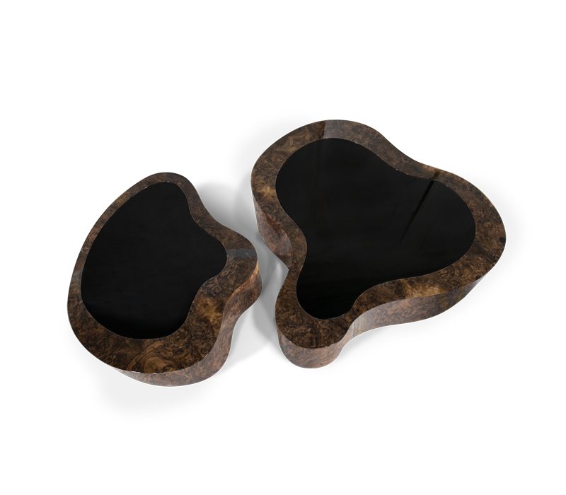 0-235 Центральный стол Wave из орехового дерева Boca Do Lobo  - Вид №2