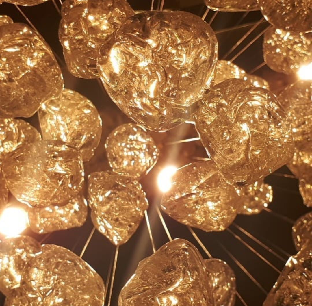 Подвесной светильник из нержавеющей стали и стекла K-Lighting STONES ARCH-00103453 - Вид №1