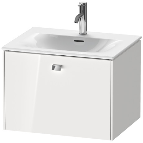 BR421000707 Brioso Тумбочка подвесная Бетонно-серый матовый декор Duravit - Вид №2