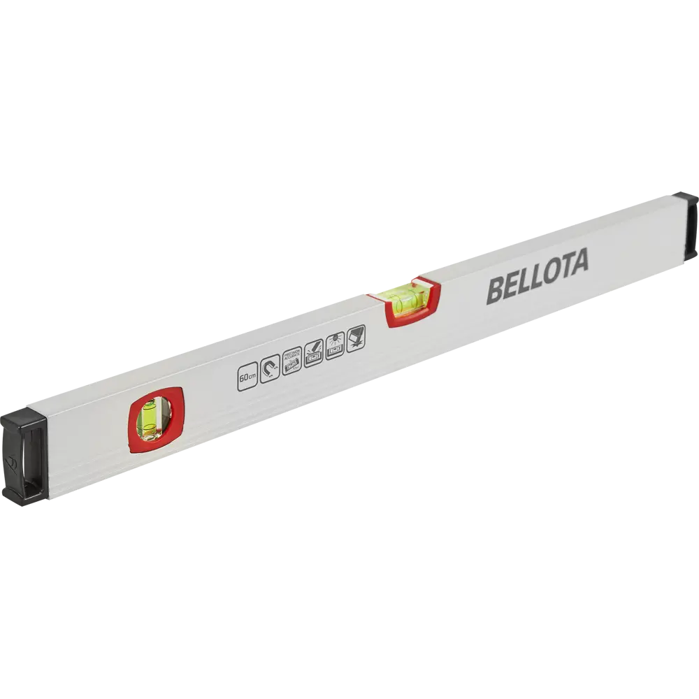 Уровень пузырьковый Bellota 50101М-60 магнитный 2 глазка 600 мм STLM-2209627