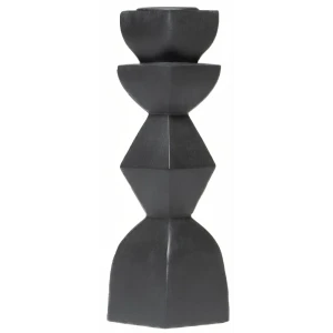 Подсвечник 4x14.5 см черный