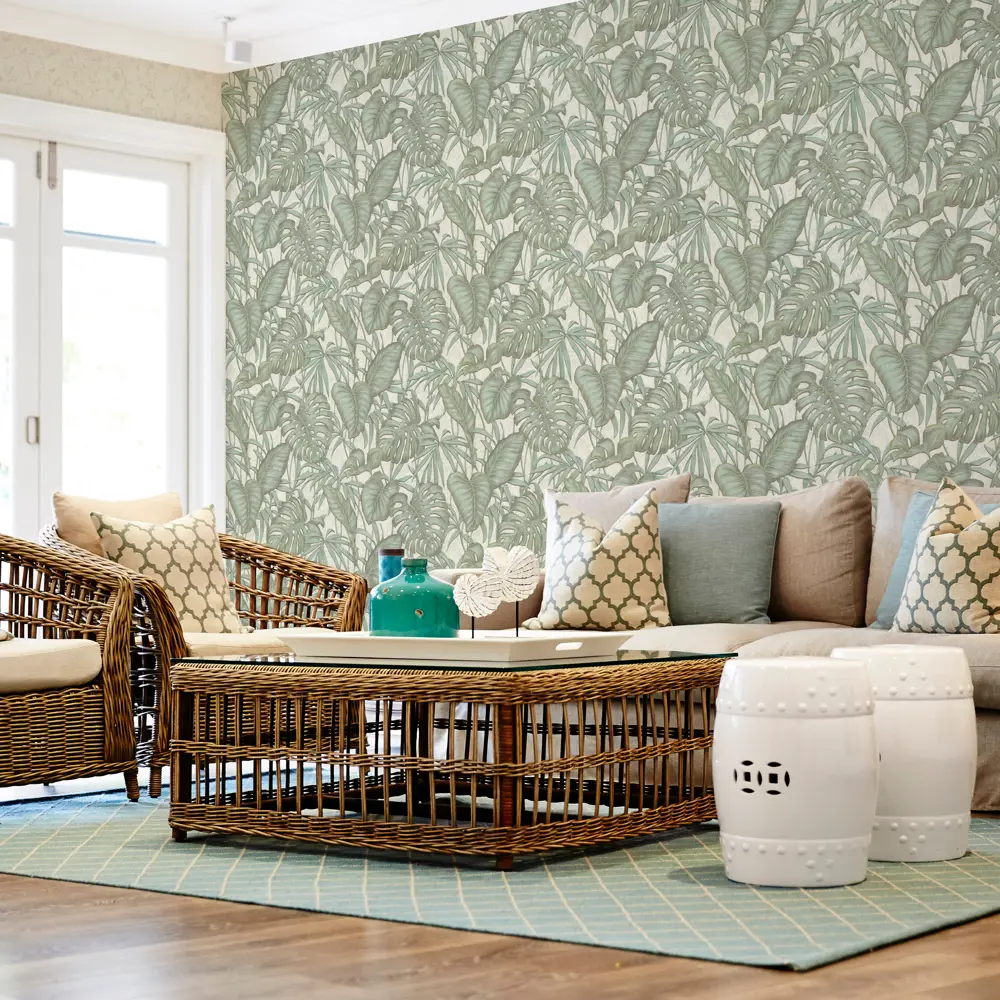 Обои флизелиновые Аспект Ру Амазония зелёные 1.06 м 70290-17 STLM-2134116 - Вид №3