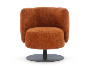 Ткань поворотный пьедестал стул с подлокотниками