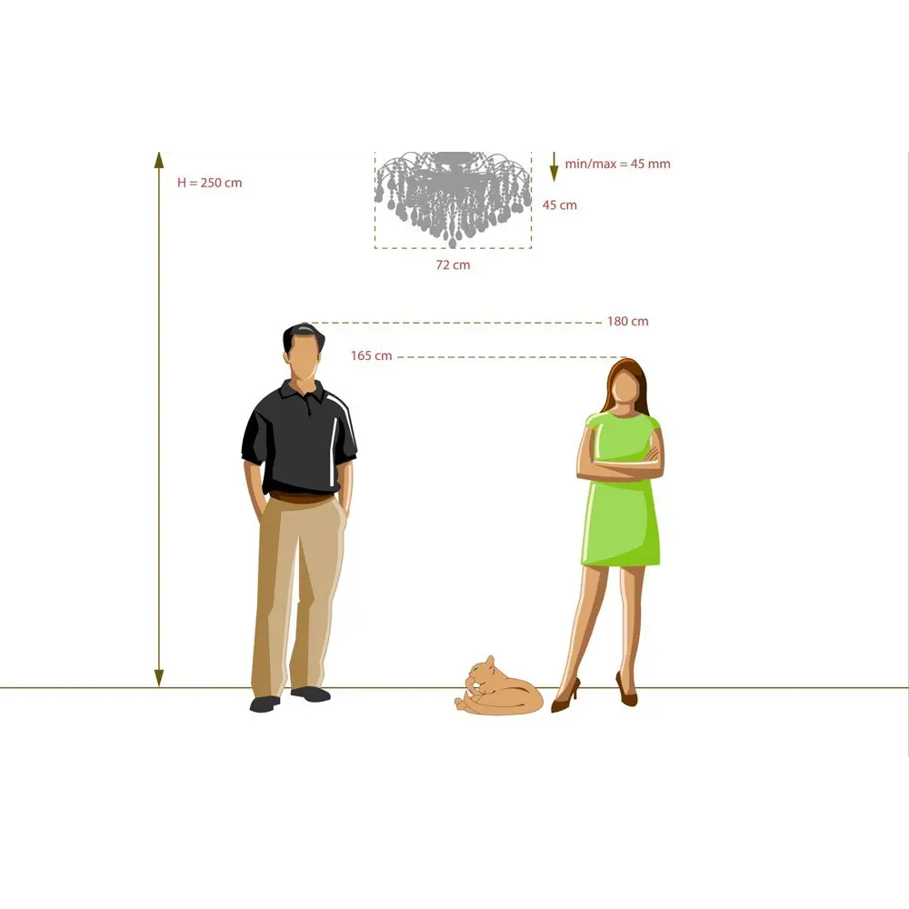 Люстра хрустальная потолочная «Бриз», 9 ламп, 27 м², цвет золото MW-Light STLM-2126387 - Вид №7