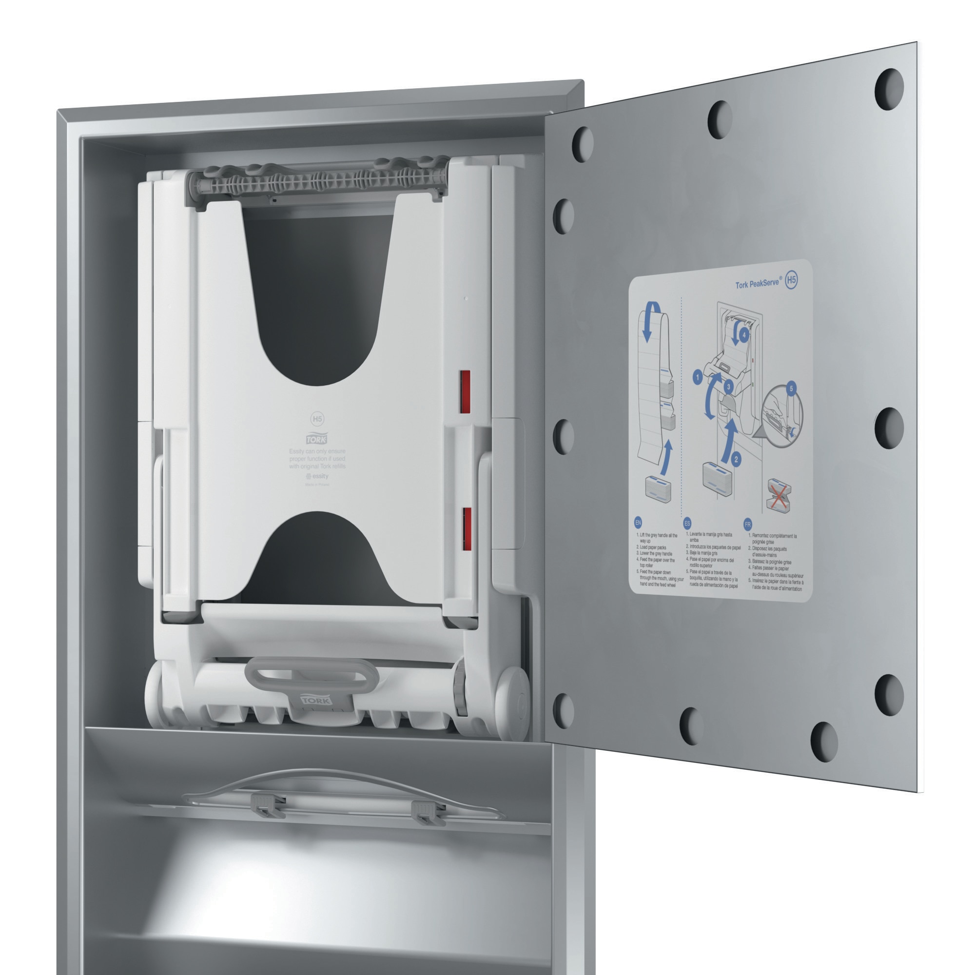 55251200 Встраиваемый большой модуль Peakserve® для встроенных полотенец Tork  - Вид №4