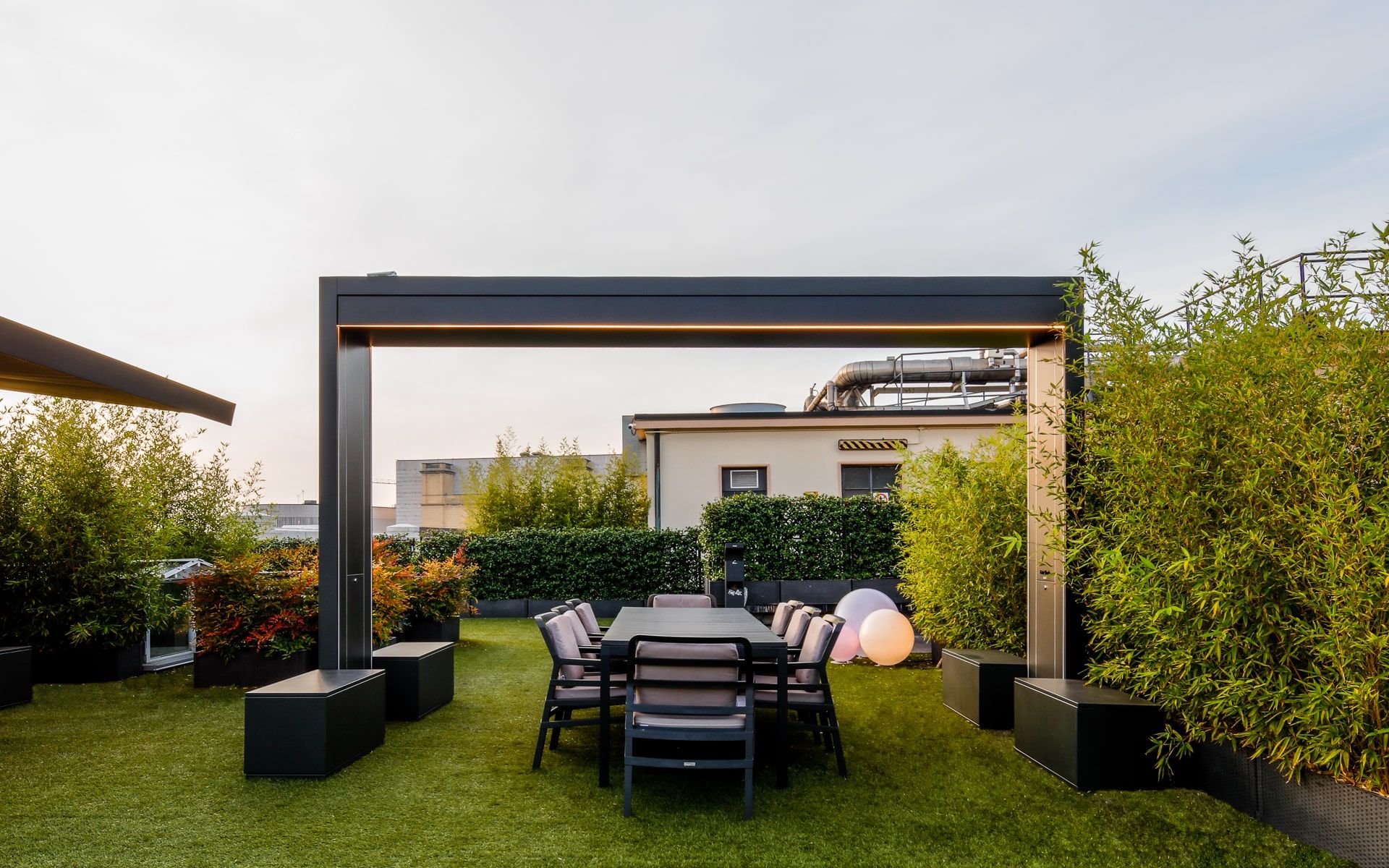 Самонесущий моторизованный козырек от солнца UNOSIDER GATE SHADE ARCH-00152562 - Вид №22