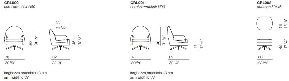 Bodema Поворотное кожаное кресло с 4-мя спицами и подлокотниками sun-id-1513528 - Вид №7