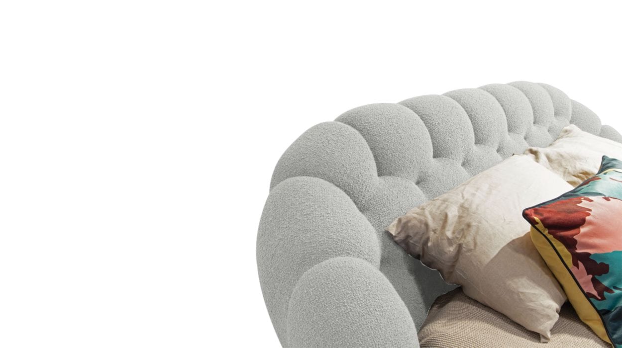 Двуспальная мягкая кровать из ткани ROCHE BOBOIS ARCH-00102953 - Вид №2