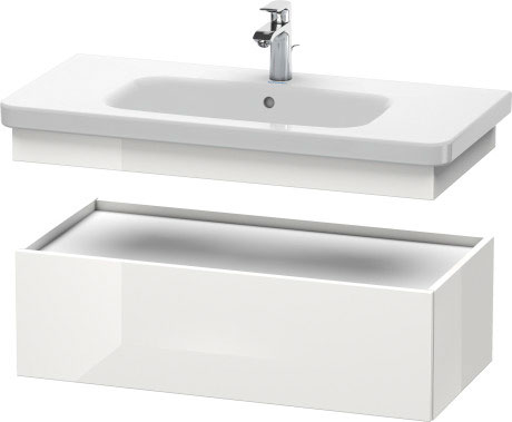 DS628202222 DuraStyle Шкафчик Белый глянцевый декор Duravit - Вид №2