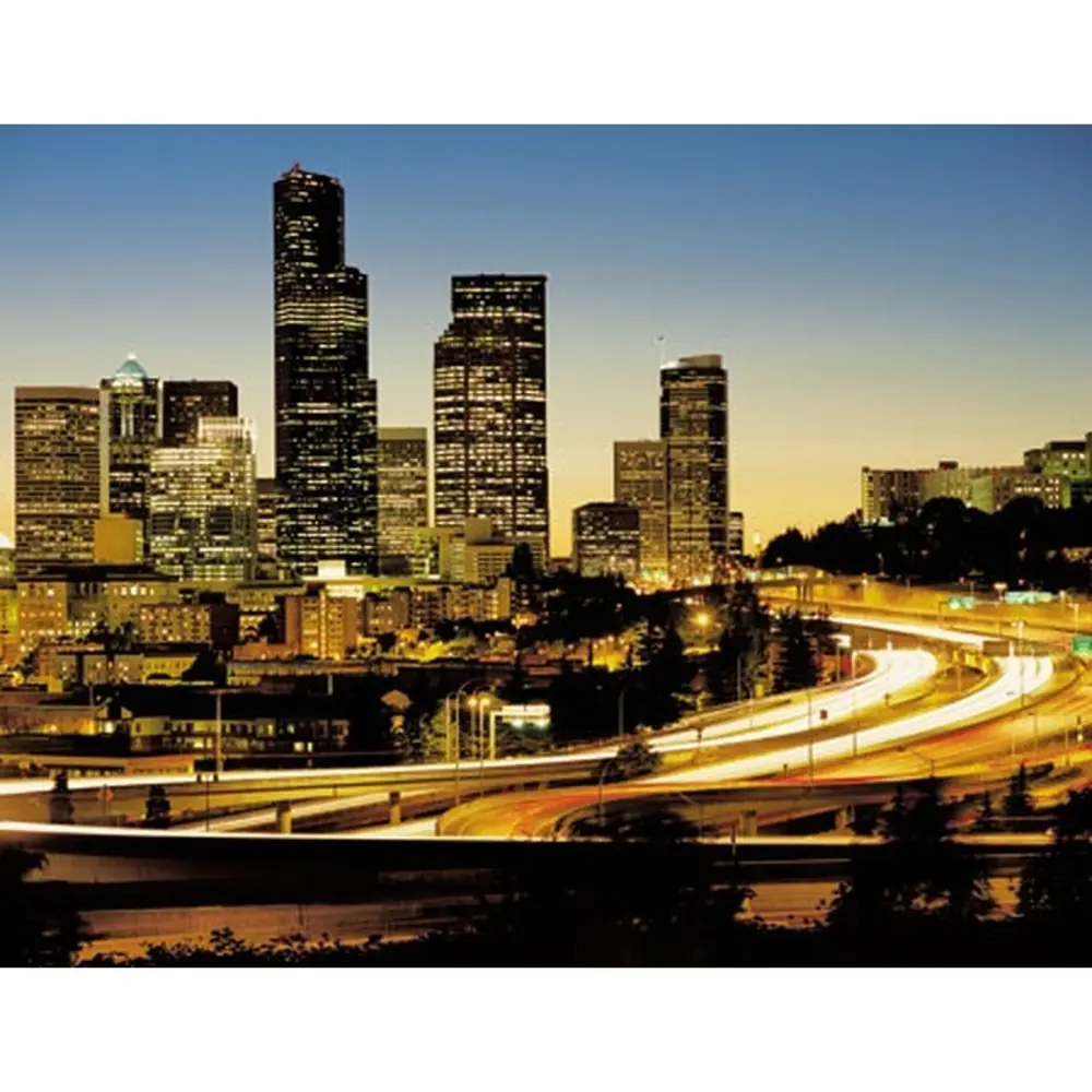 Фотообои бумажные, 368х254 см, KOMAR Ночной город STLM-2115371