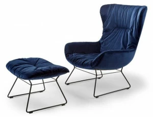 Freifrau Кресло на санках из ткани с подлокотниками Leya