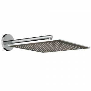 Graffio Квадратная лейка душа 400 × 400 мм с круглым держателем 400 мм. SK844