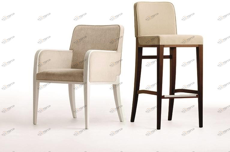 Martini Interiors Высокий кожаный табурет со спинкой Natalie sun-id-1432653