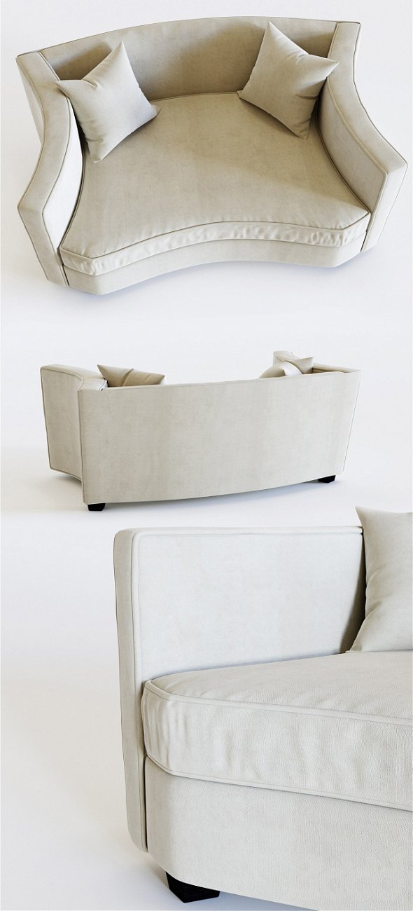 Софа Giulietta от Eichholtz EICHHOLTZ ДИЗАЙНЕРСКИЕ, EICHHOLTZ 060890 Белый  - Вид №6