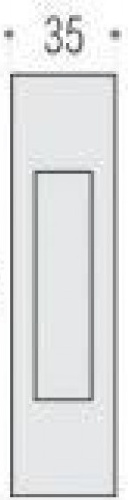 ID411.VM Ручка ID411 для раздвижной двери винтаж матовый COLOMBO РАЗДВИЖНЫЕ ДВЕРИ Colombo Design