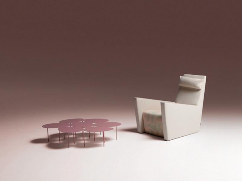 ERBA ITALIA Низкий овальный журнальный столик sun-id-1377531 - Вид №8