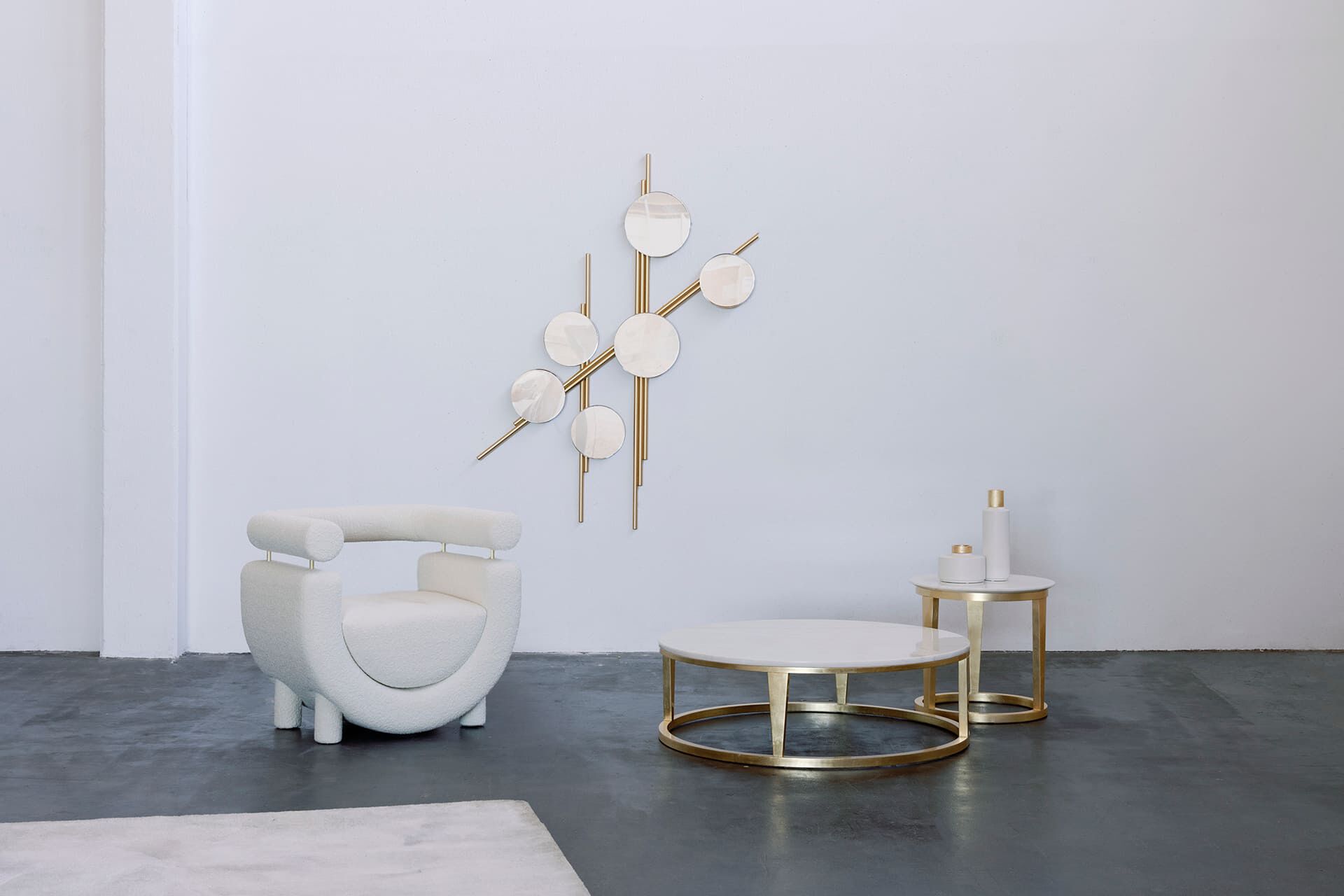 Тканевое кресло с подлокотниками Greenapple MEL ARCH-00109243 - Вид №7