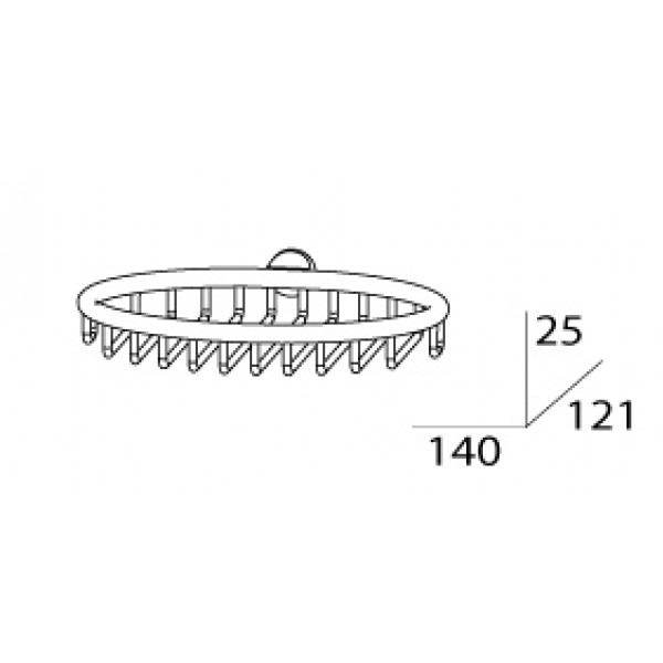 Мыльница-решетка (компонент) FBS (Чехия) UNI 053 sun-id-561727 - Вид №1