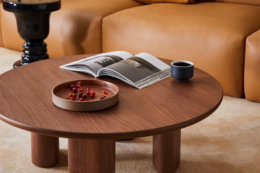 Grado Design Низкий круглый журнальный столик из мдф  Peb-tb-ct-c  - Вид №13