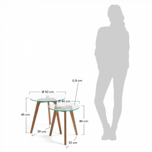 023569 Набор столиков Brick La Forma Kirb