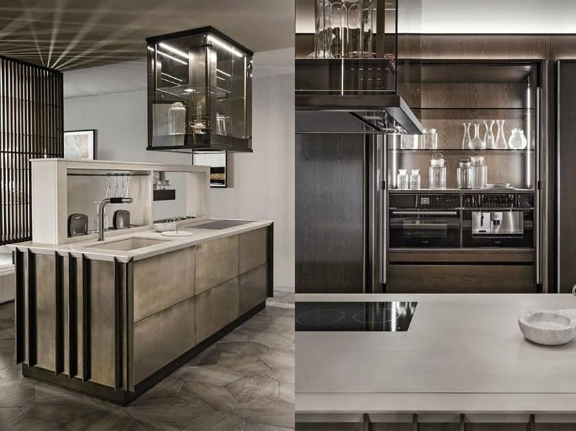 Shake Деревянная кухня с островом sun-id-1392099 - Вид №3