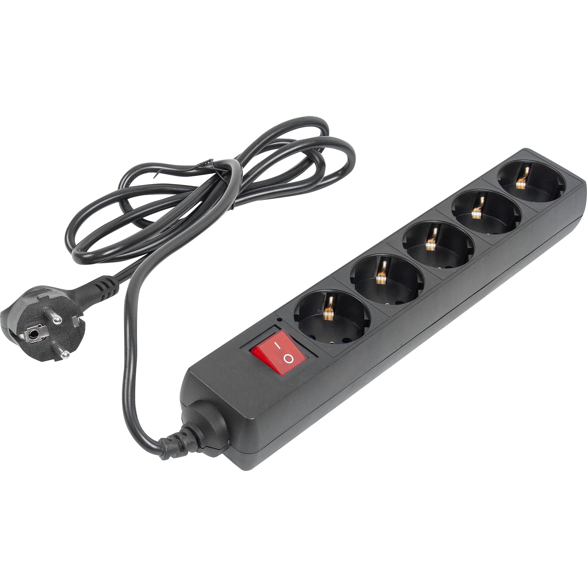 82633739 Сетевой фильтр Duwi DSP-02 5 розеток 1.5 м цвет чёрный Santreyd  - Вид №1