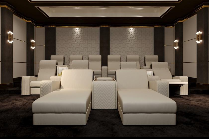 Vismara Design Откидывающееся кожаное сиденье для аудитории Luxury entertainment sun-id-1413377 - Вид №1