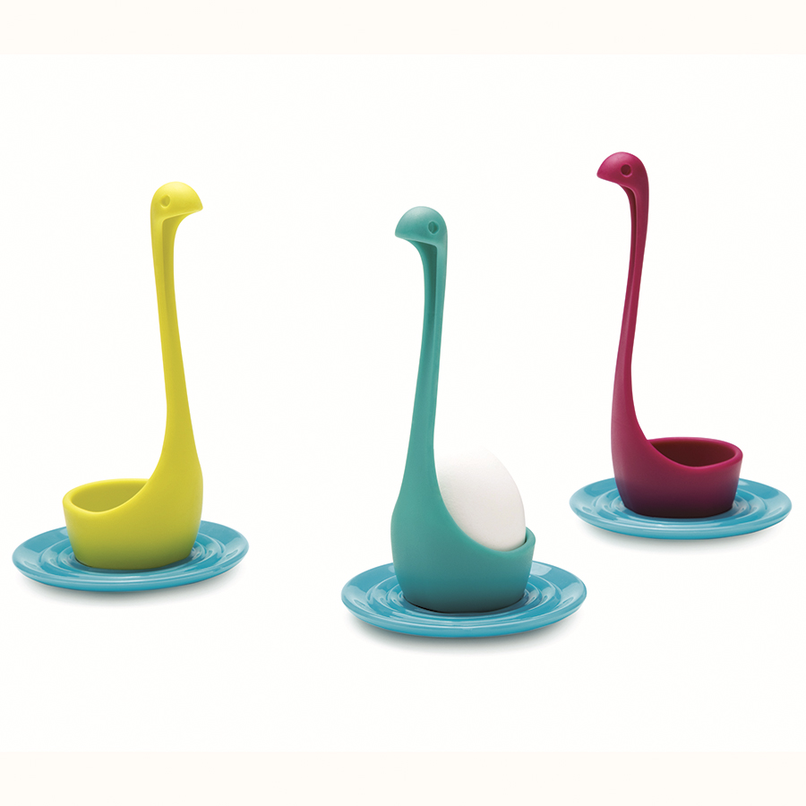 OT888 Держатель для яйца , miss nessie, голубой OTOTO  - Вид №2