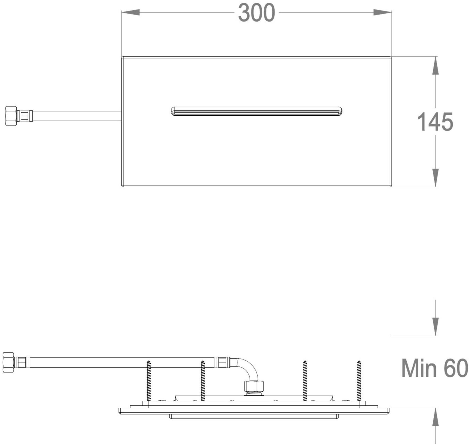 Fir Italia Каскадный излив с настенной тарелкой Shower complements 8544138 - Вид №4