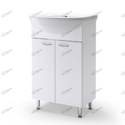 Тумба Уют 55 с умывальником Уют 55 RUNO 2313109