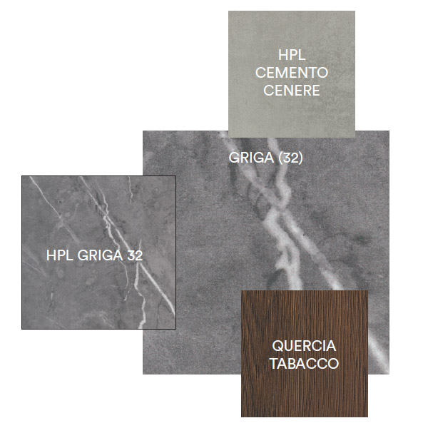 Easy 003  Кухонный гарнитур Ar-Due Effetto marmo  - Вид №1