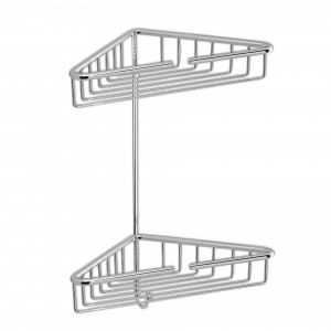 LI2A2 3SC Двухъярусная угловая душевая решетка с крючком Moderno