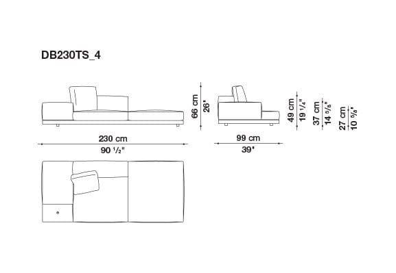 Кожаный диван B&B Italia док ARCH-00106863 - Вид №60