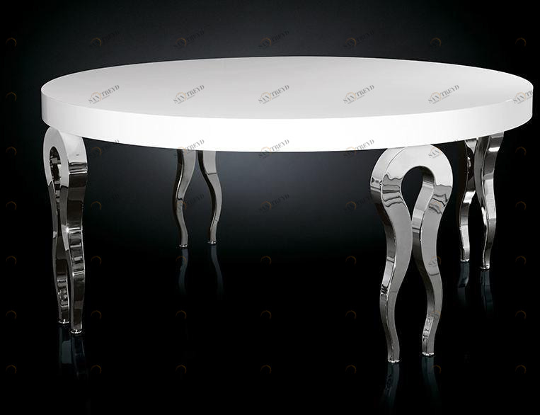 VGnewtrend Круглый стол из мдф и стали Silhouette sun-id-1504676