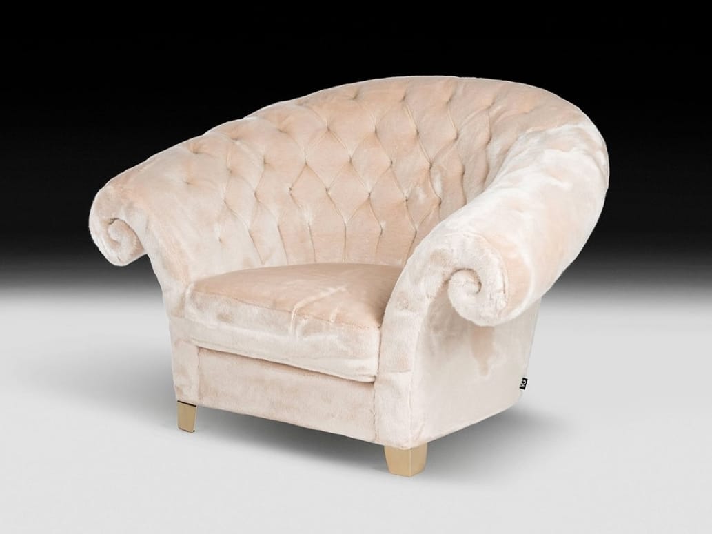 Кресло capitonné из ткани Vgnewtrend Новый Версаль ARCH-00027651 - Вид №1