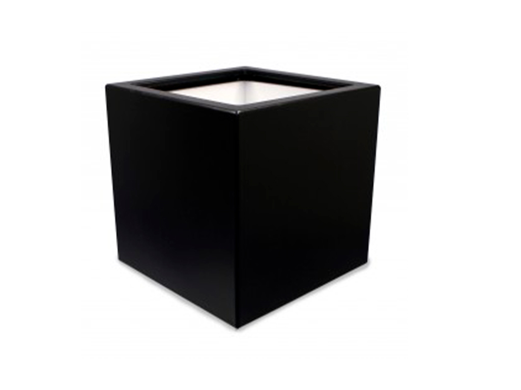 Вазон Кашпо коллекции "Ардена" АD 70/70/70 RAL7021 ГеоПластБорд GPBST-96