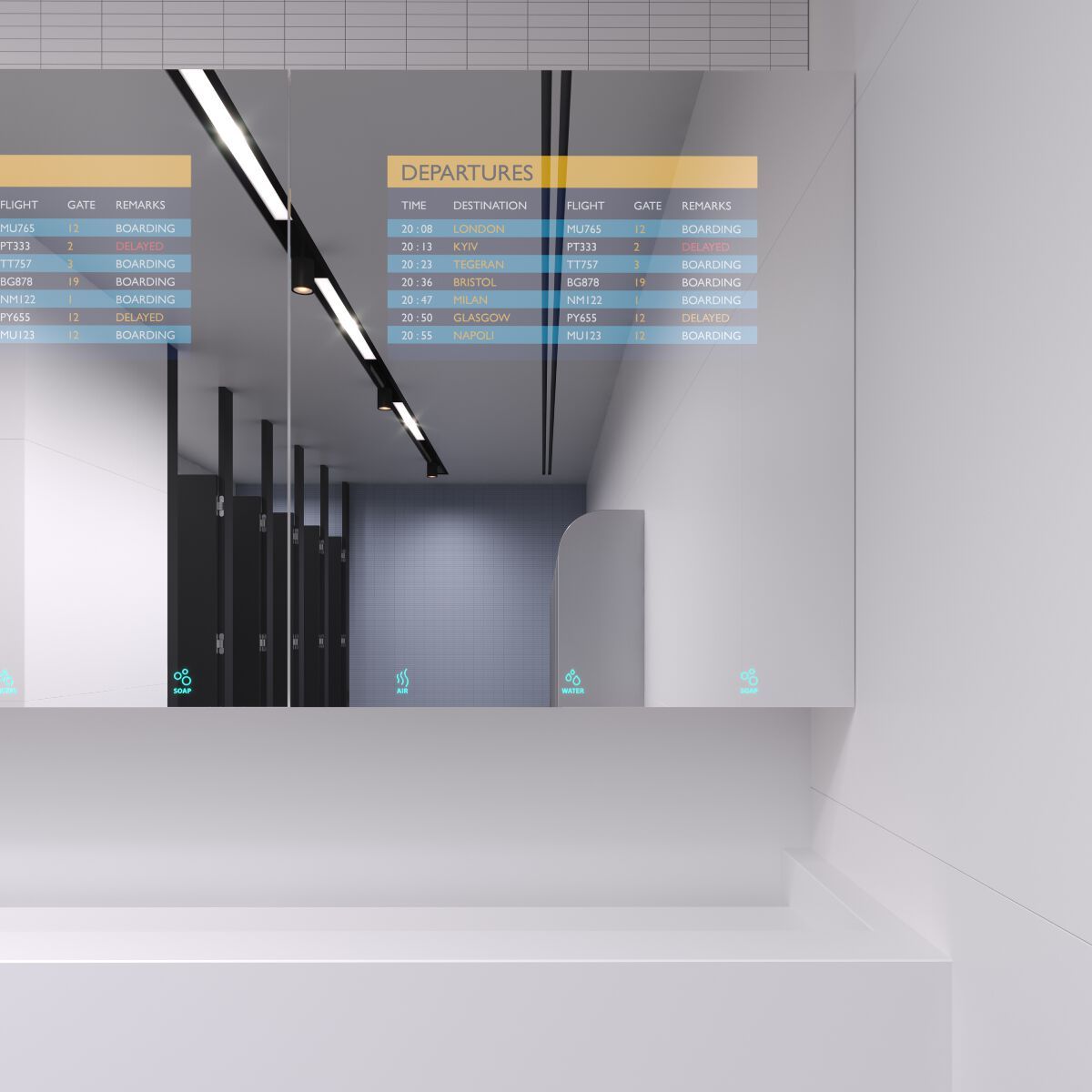 Многофункциональный диспенсер для умывальника Stern Behind The mirror ARCH-00133588 - Вид №2