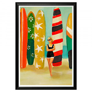 828199956_1818 Арт-постер "Бегущая по волнам" Object Desire