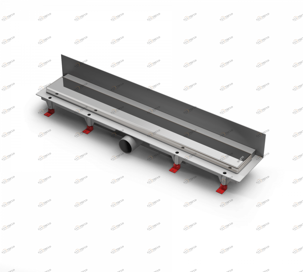 Водоотводящий желоб ALPEN Klasic/Floor ALP-850KN3 к стене с рамкой 