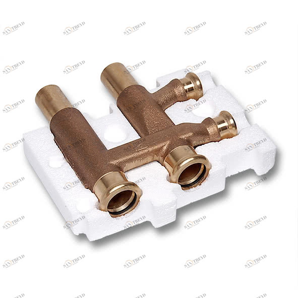 18581221222 SANHA 8581 пресс-распределитель в изоляции, ВПр, бронза 22x12x22 мм 