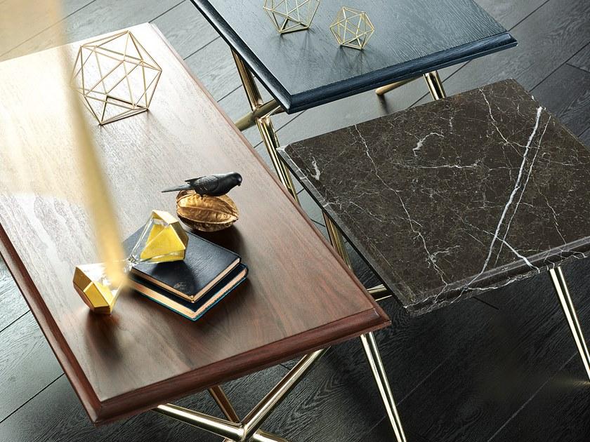 Enza Home Низкий прямоугольный деревянный журнальный столик Elegante sun-id-1513963 - Вид №2