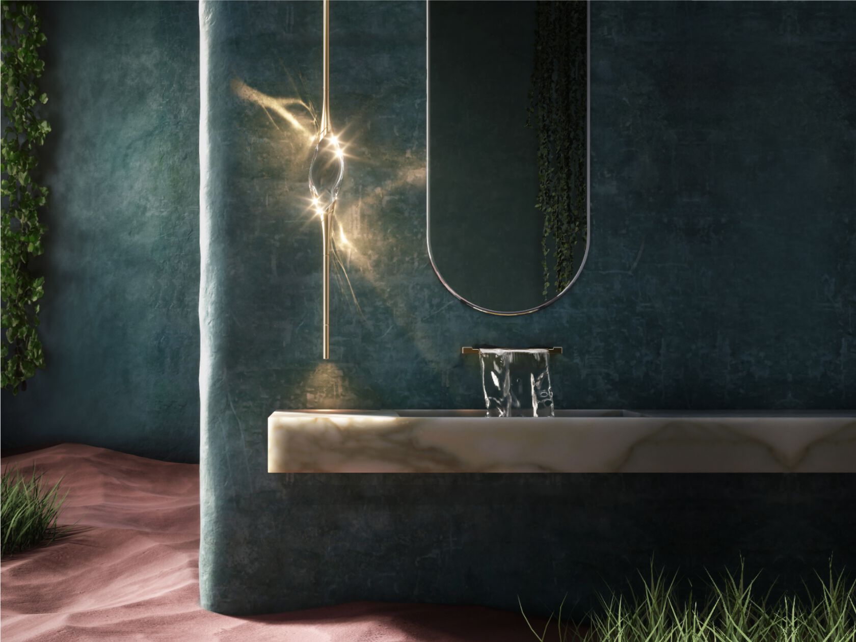 Кристалл светодиодный подвесной светильник Il Pezzo Mancante кусок 12 ARCH-00124037 - Вид №2