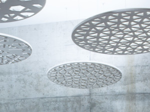 Акустическая подвесная панель из ПЭТ