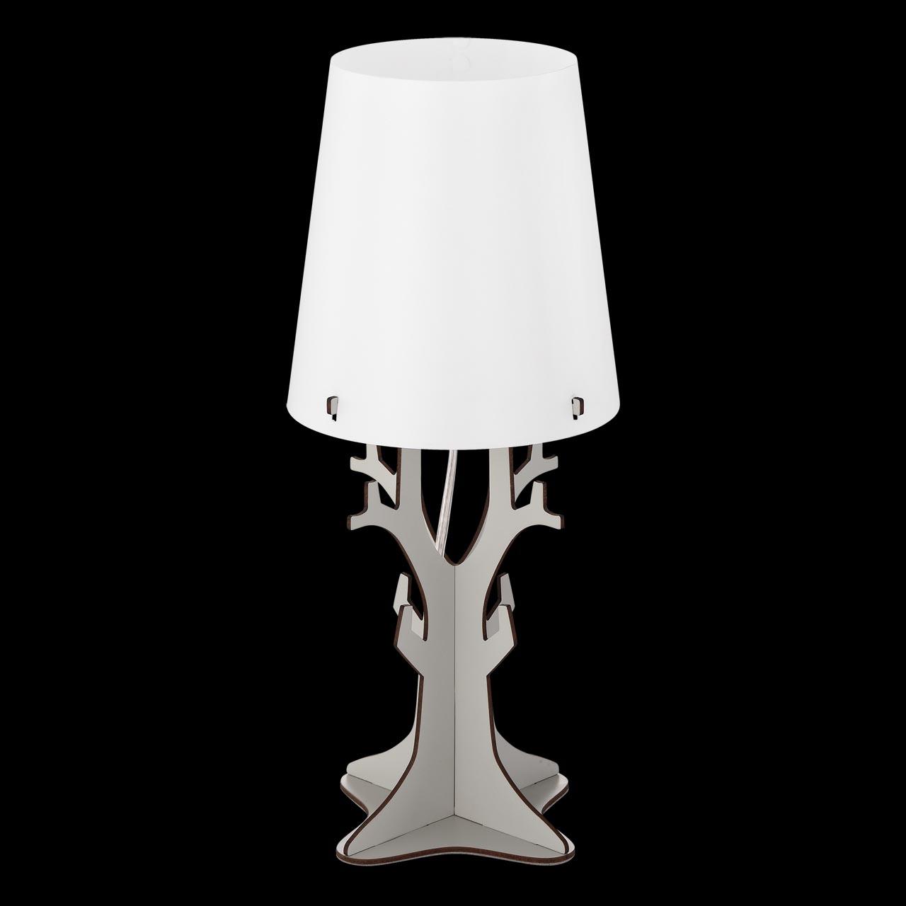 Настольная лампа Eglo Huntsham 49367 EGLO КЛАССИЧЕСКИЕ 221024 Белый;серебро  - Вид №1