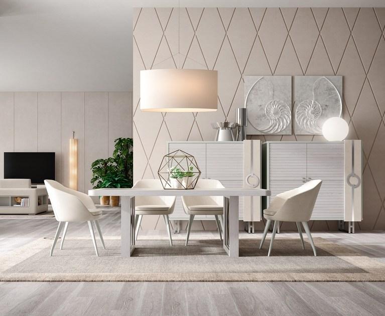 Caroti Буфет из лакированного хрусталя в современном стиле с распашными дверцами и ящиками Concept Art.176 - lift - Вид №2