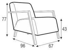 Sits Кресло с обивкой из ткани с подлокотниками sun-id-1406788 - Вид №2