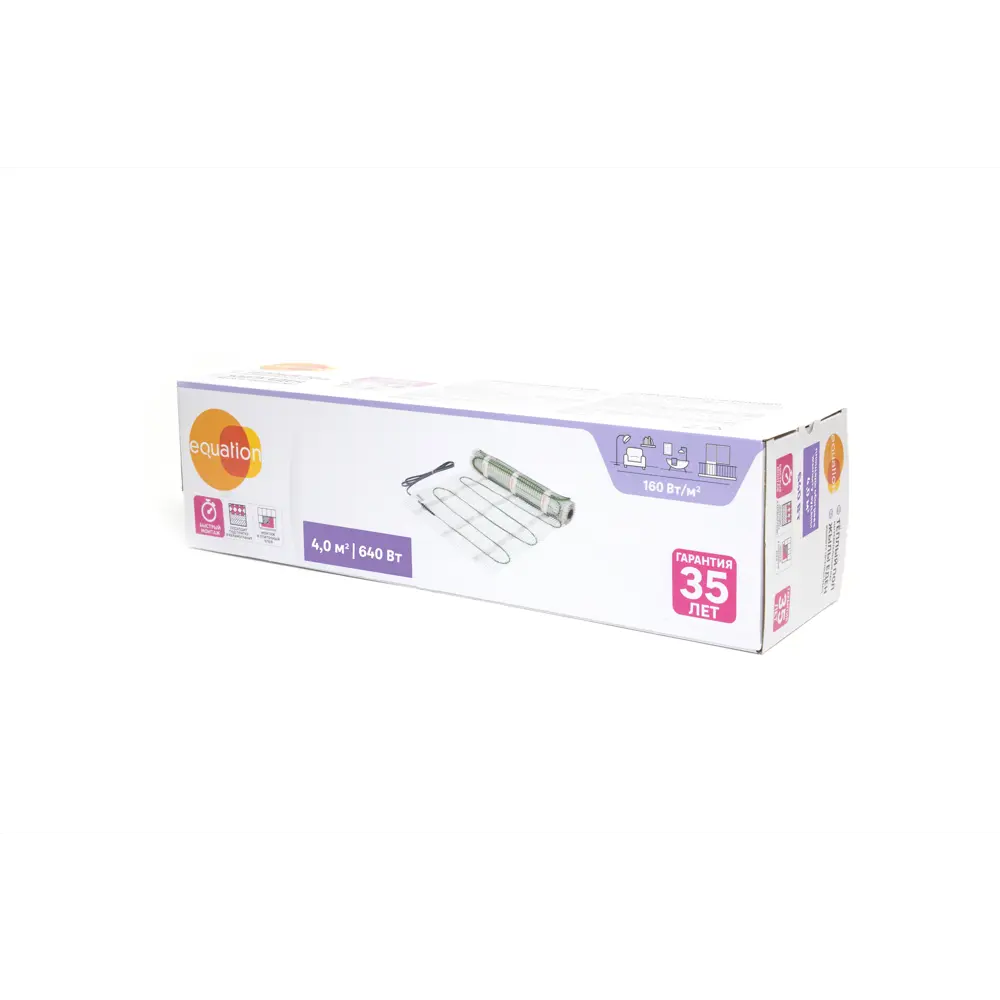 Equation: Нагревательный мат для тонкого теплого пола 4 м² 89345968 STLM-0942321 - Вид №4