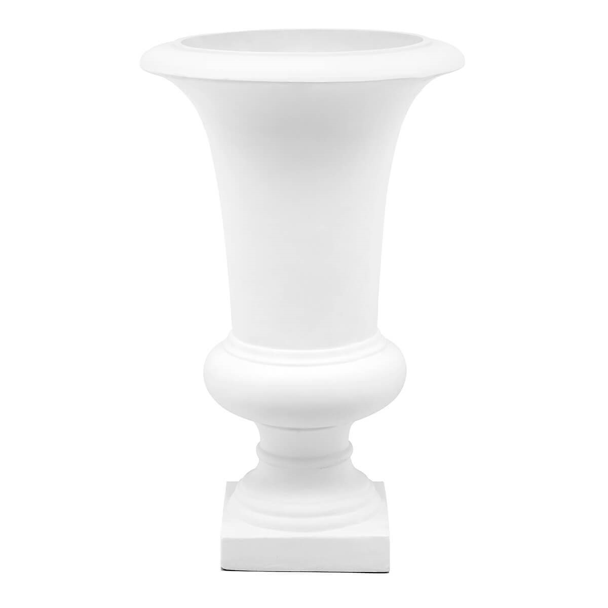 200764-10 ABHIKA ВАЗА СМОЛА ЧАШКА WHITE 