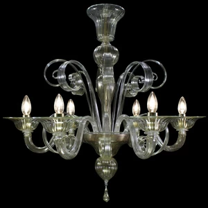 1870 ORIGINALMURANOGLASS Люстра Примиеро с золотом - Пастораль - муранское стекло OMG  см