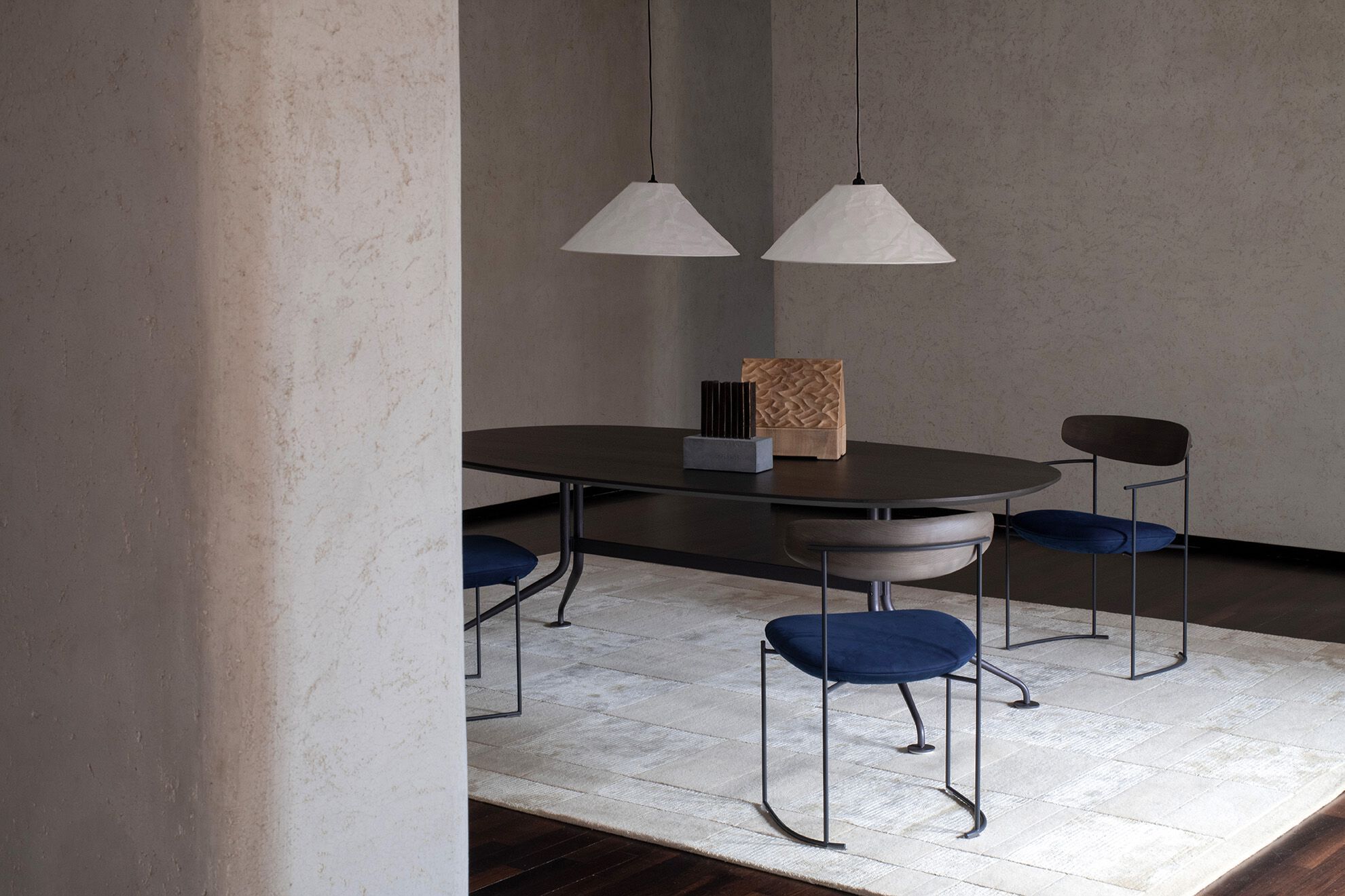 Съемное кресло из ткани и металла Potocco Keel ARCH-00150146 - Вид №2